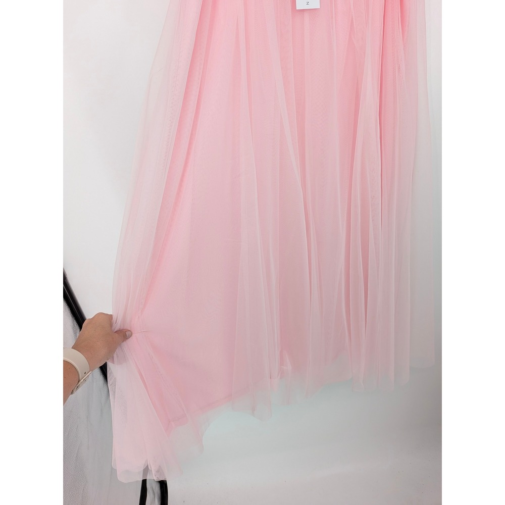 Baltic Born Mila Tulle Skirt L Pastel Pink Maxi Formal Party Balletcore Fairy - Picture 2 of 9